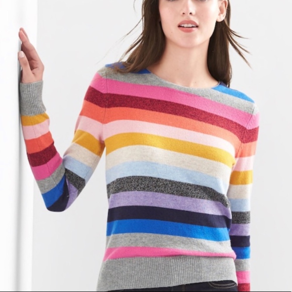 Gap Rainbow Stripe Sweater